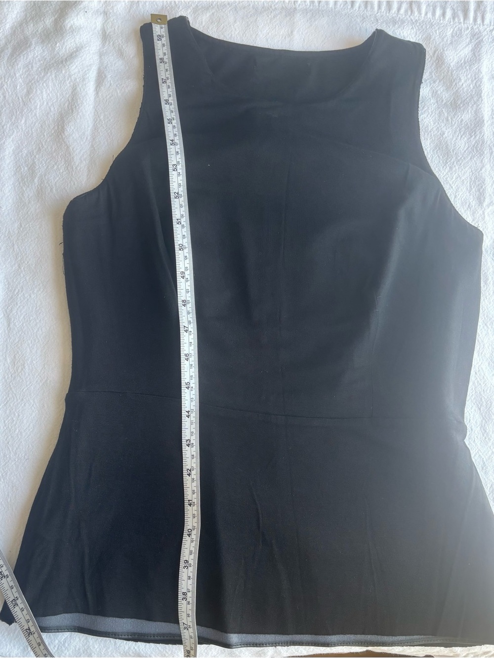 Size M, Bailey/44 Vegan Leather Lace Sleeveless Dressy Stretch Top Made In USA - Picture 13 of 13